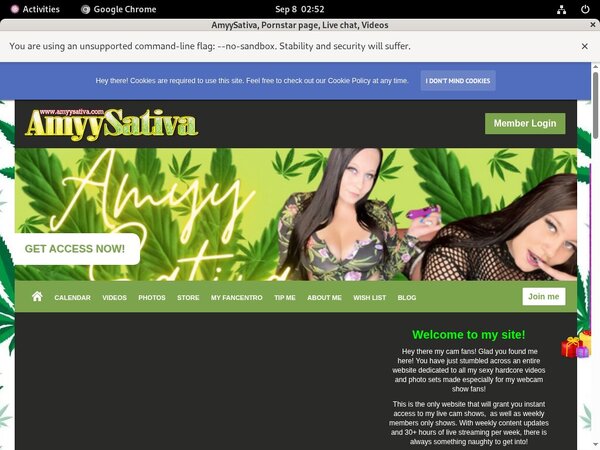 AmyySativa Login Info