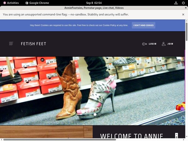 Anniefooties.modelcentro.com Free Trial Account