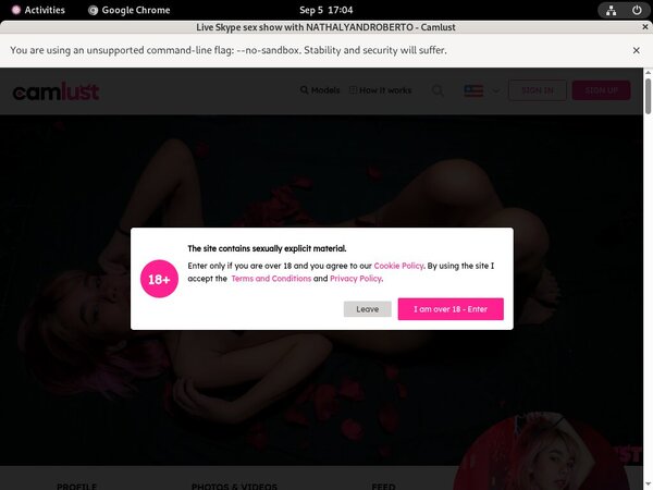 Camlust.com Account And Password