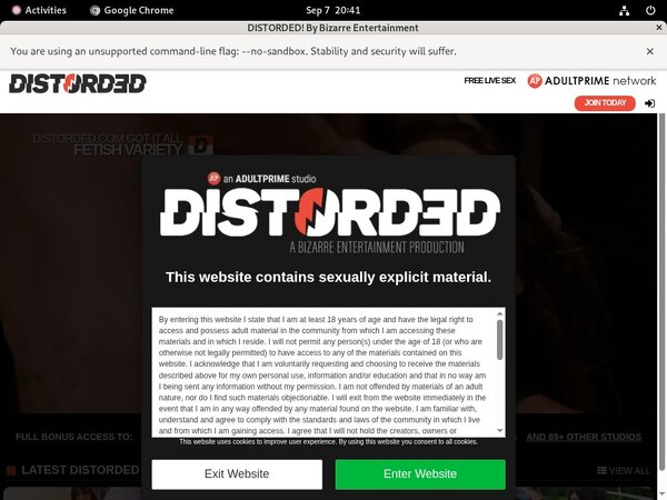 Cracked Distorded Account