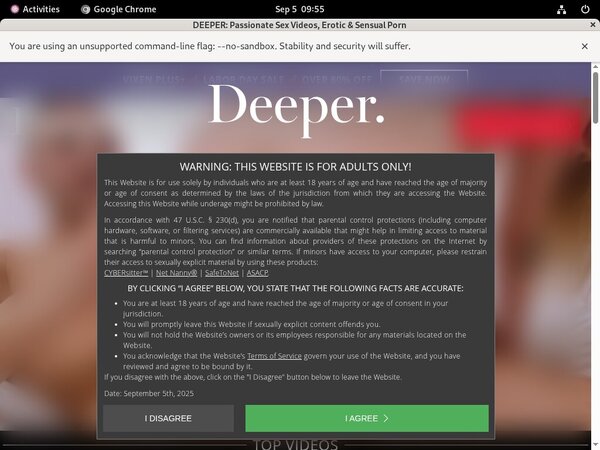 Deeper Become A Member