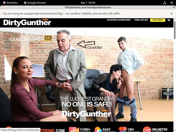 Dirtygunther.com Become A Member