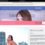 Free Com Valentinabiancox Logins