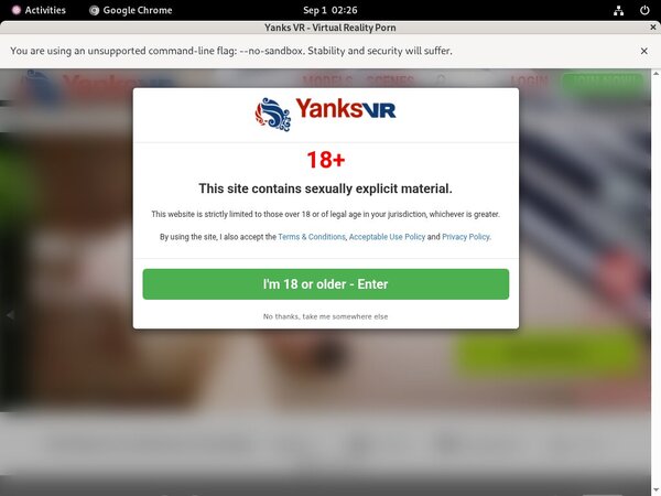 Free Yanks VR Promo