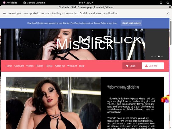 Get A Free FindomMisSlick Account