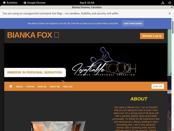 Goddessbianka.com Trial Option