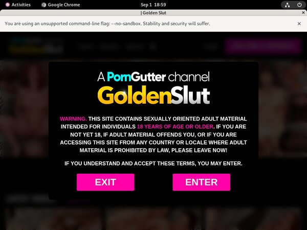 Golden Slut Account 2016