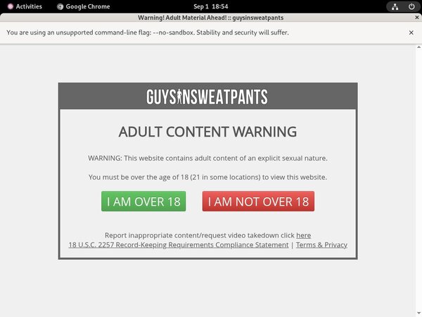 Log In Guys In Sweatpants