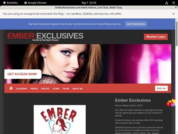 Make EmberExclusives Account