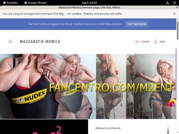 Mazzaratie Monica Account For Free