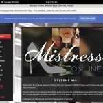 Mistressonline.eu Logon