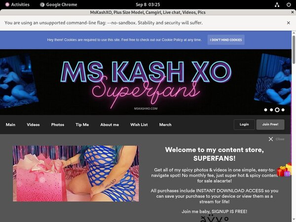 MsKashXO Discount Membership Link