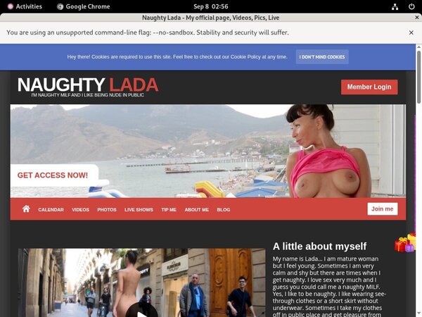 Naughty-lada.com Free Trial Subscription