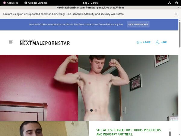 NextMalePornStar.com Offer Paypal
