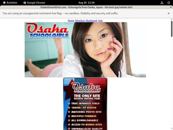 Osakaschoolgirls.com Mit IBAN / SEPA