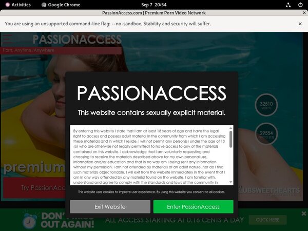 Passion Access Free Acount