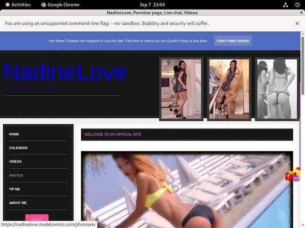 Sign Up For NadineLove