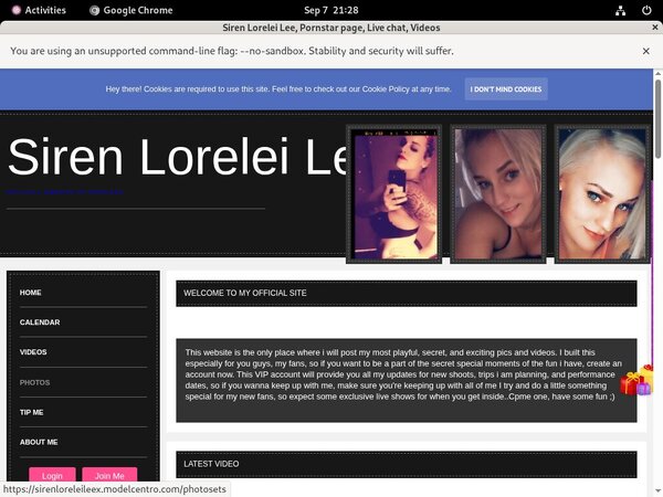 Siren Lorelei Lee Billing Page