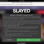 Slayed.com Login Passwords