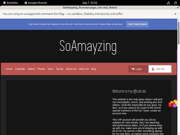 SoAmayzing Nude Videos