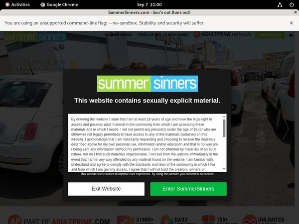 Summer Sinners Premium Discount