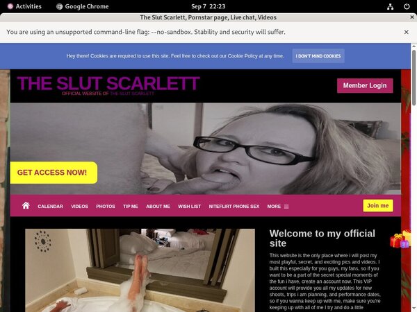 The Slut Scarlett Home