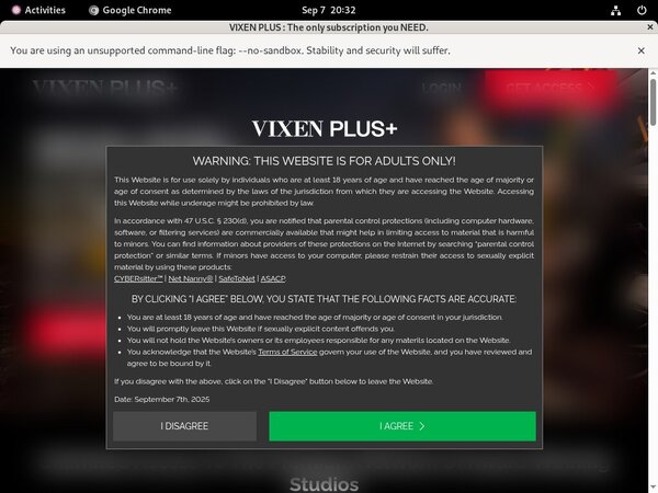 Vixen Plus Discreet Billing