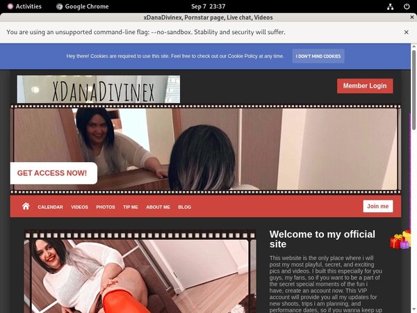 Xdanadivinex.modelcentro.com Discount Registration